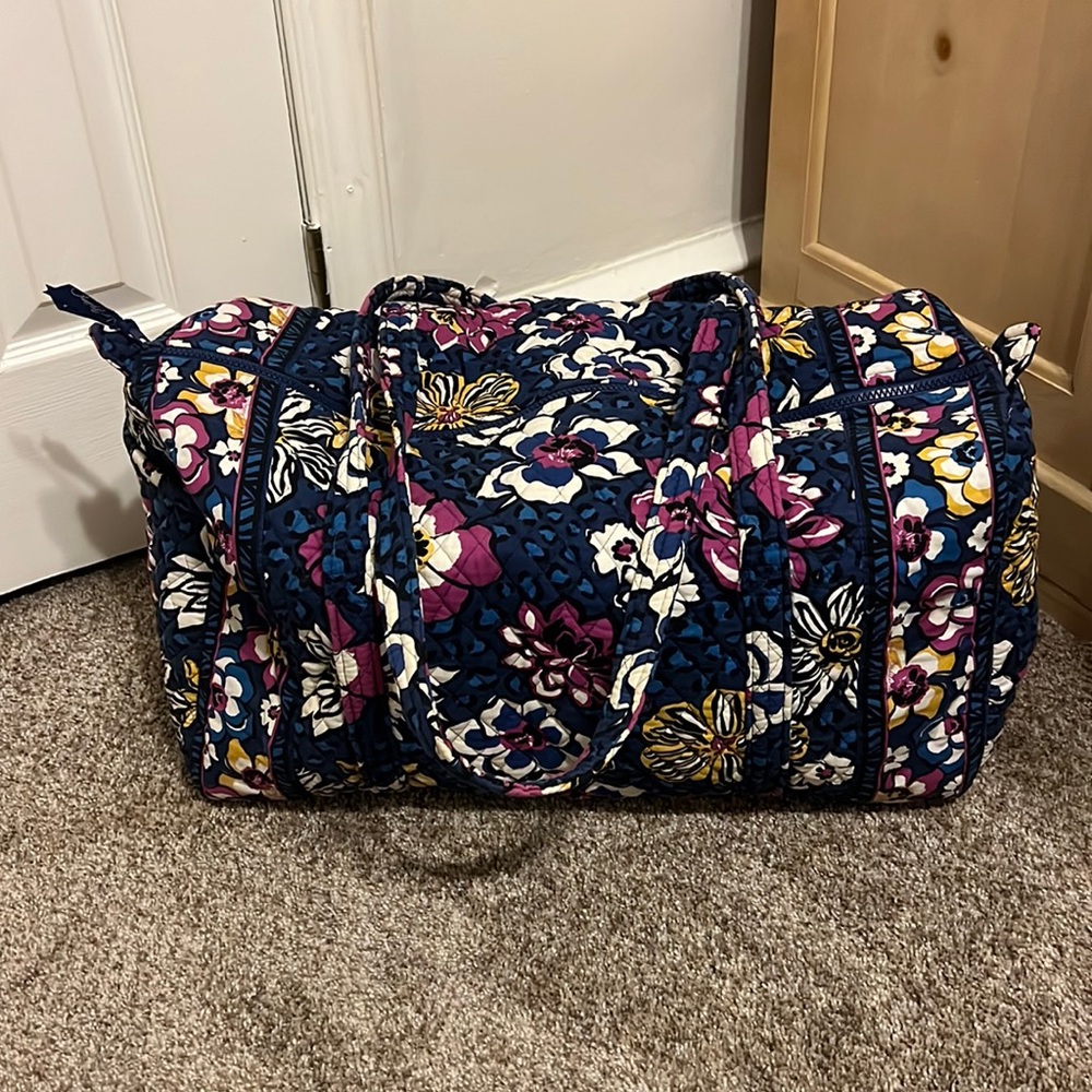 Vera Bradley African Violet Large Duffel Bag